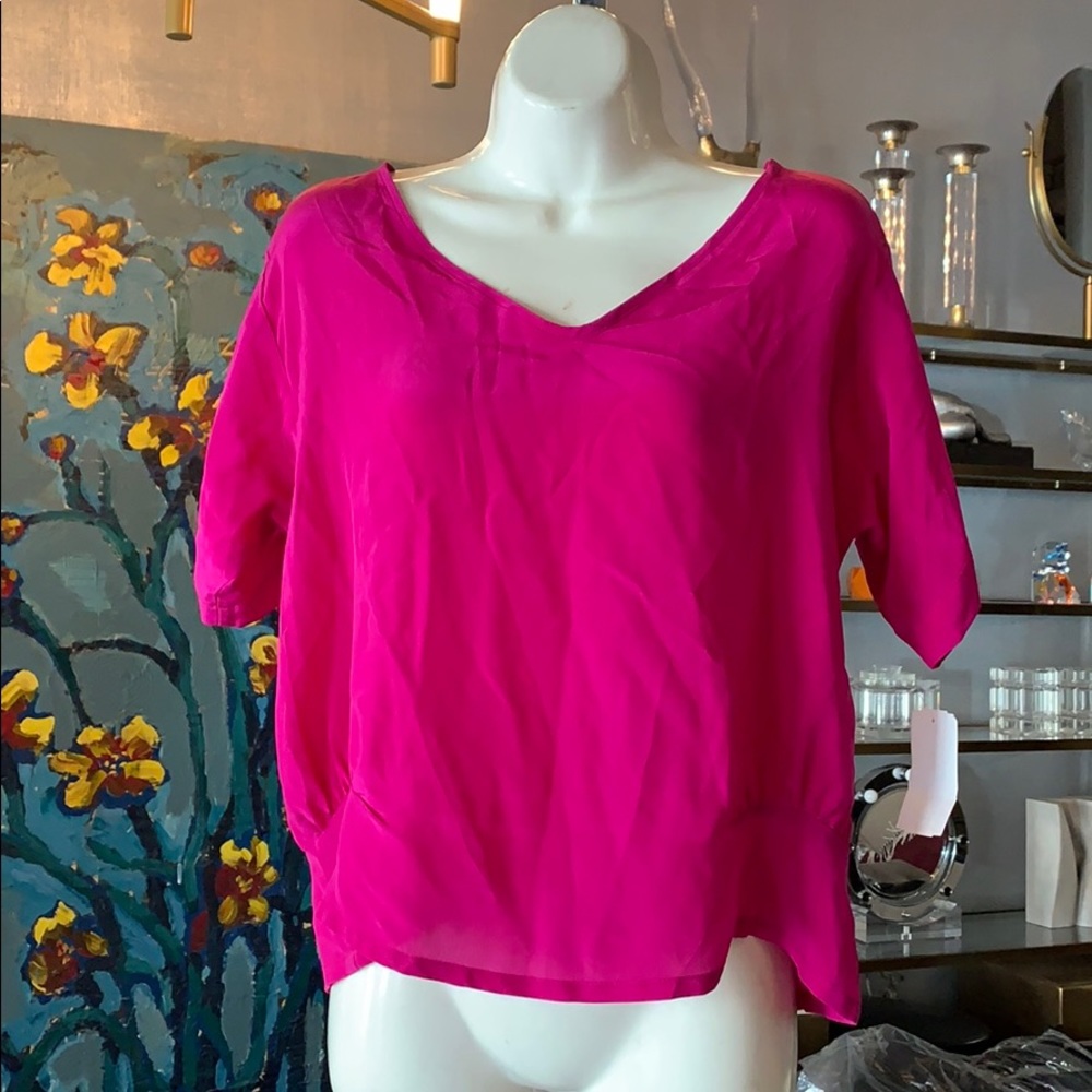 LEAH blouse by Myne, Made in The USA, sz Small NWT